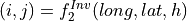 (i,j) = f^{Inv}_{2}(long,lat,h)