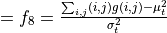 = f_8 = \frac{\sum_{i, j}(i, j) g(i, j) -\mu_t^2}{\sigma_t^2}